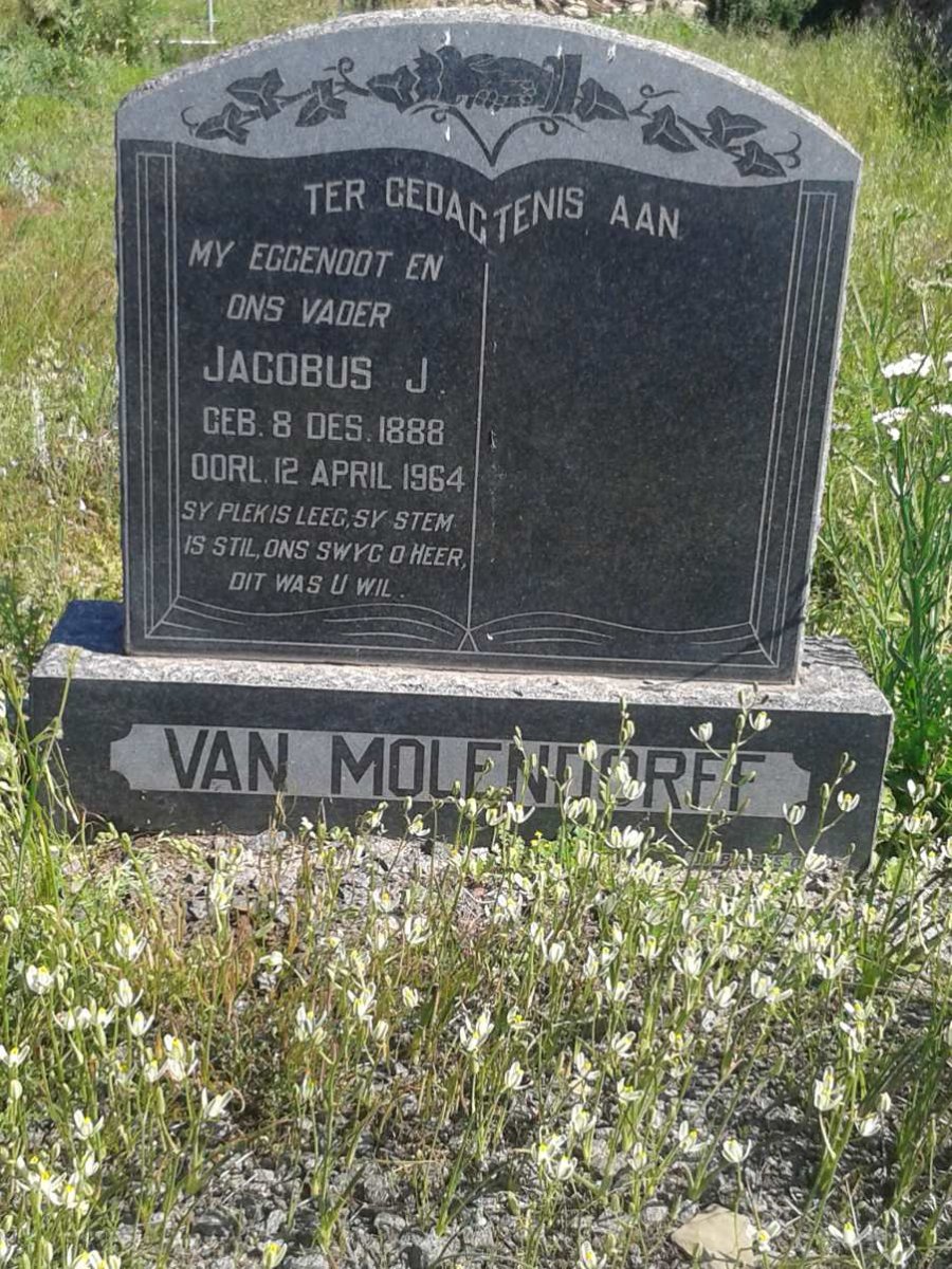 MOLENDORFF Jacobus J., van 1888-1964