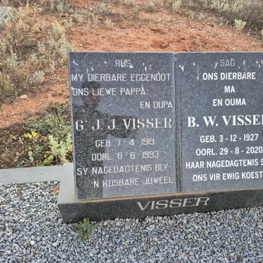 VISSER G.J.J. 1919-1993 & B.W. 1927-2020