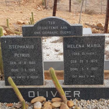 OLIVIER Stephanus Petrus 1885-1969 &amp; Helena Maria OLIVIER 1879-1967