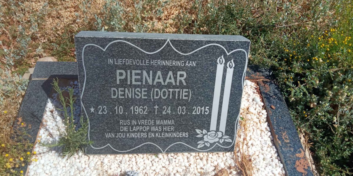 PIENAAR Denise 1962-2015