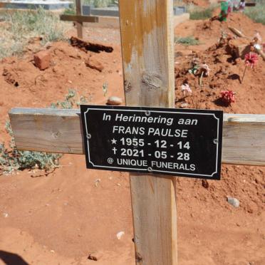 PAULSE Frans 1955-2021
