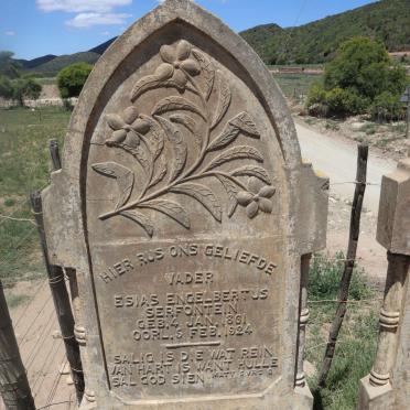 SERFONTEIN Esias Engelbertus 1861-1924