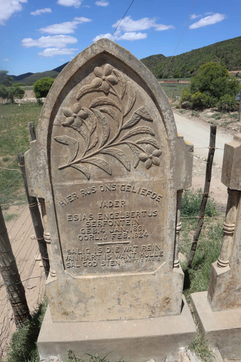 SERFONTEIN Esias Engelbertus 1861-1924