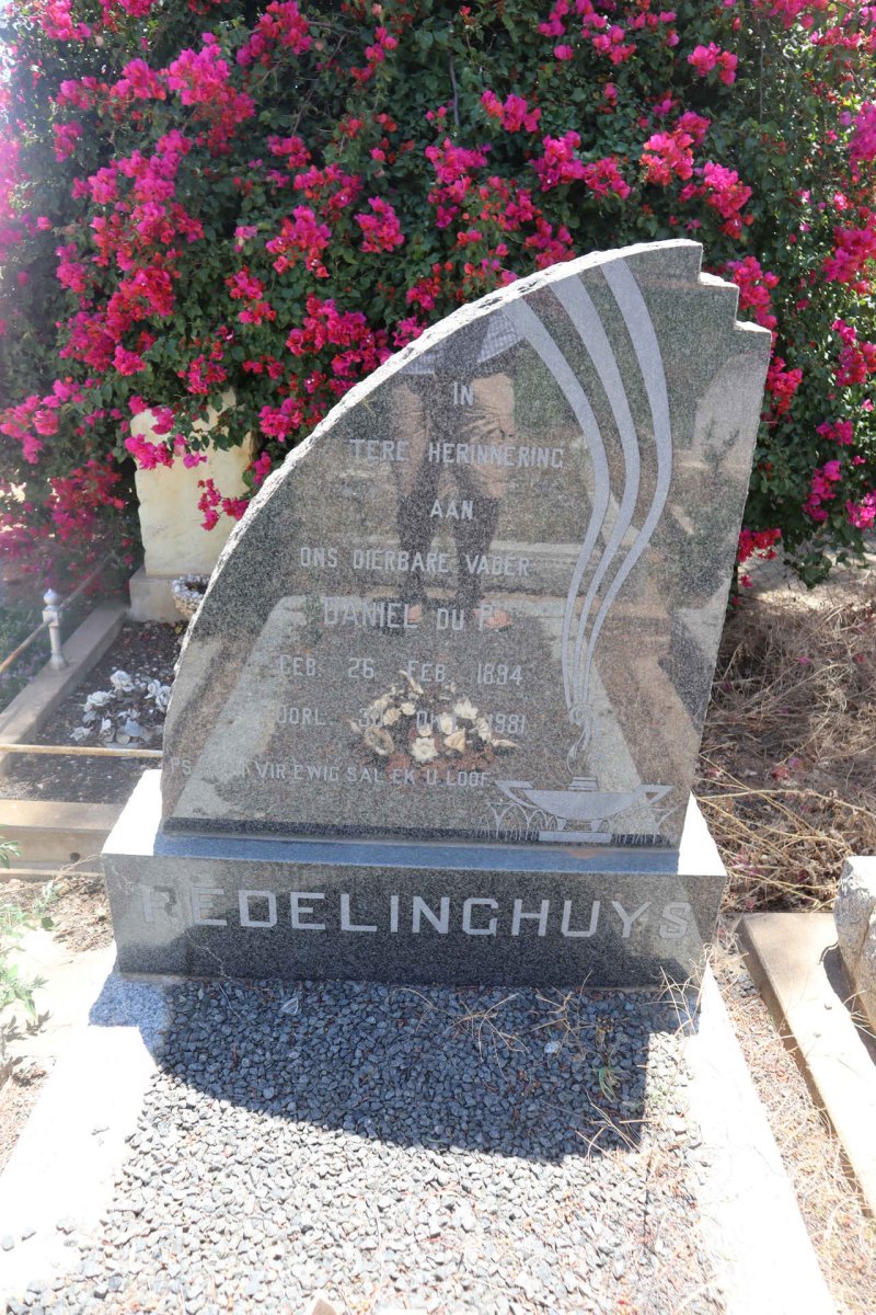 REDELINGHUYS Daniel du P. 1894-1981