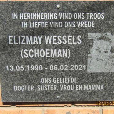 WESSELS Elizmay nee SCHOEMAN 1990-2021