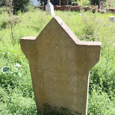 Western Cape, OUDTSHOORN district, De Kruis 23, Grootkruis, farm cemetery