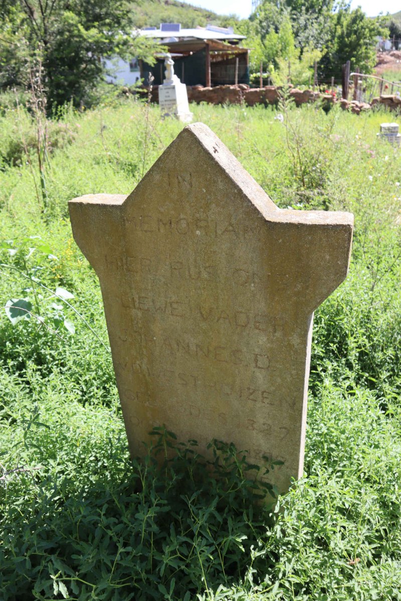 WESTHUIZEN Johannes D., v.d. 1827-1897