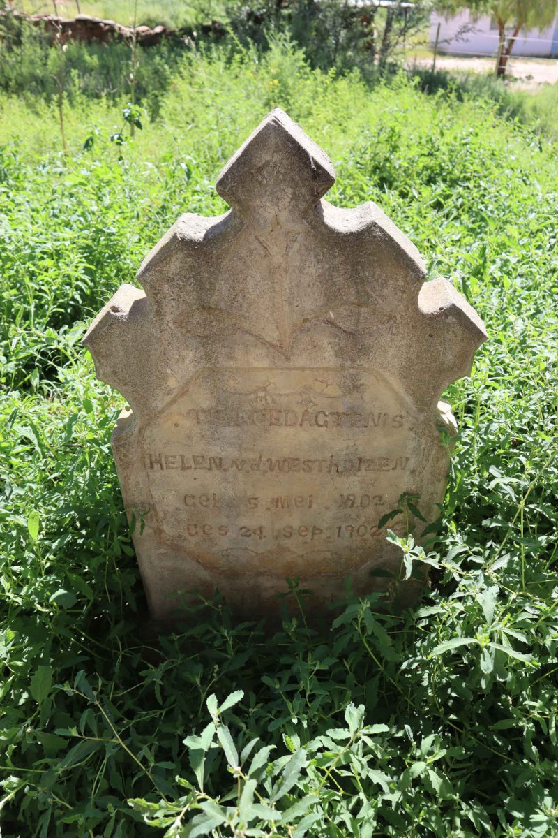 WESTHUIZEN Helen, v.d. 1902-1902