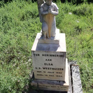 WESTHUIZEN Elsa, v.d. 1940-1944