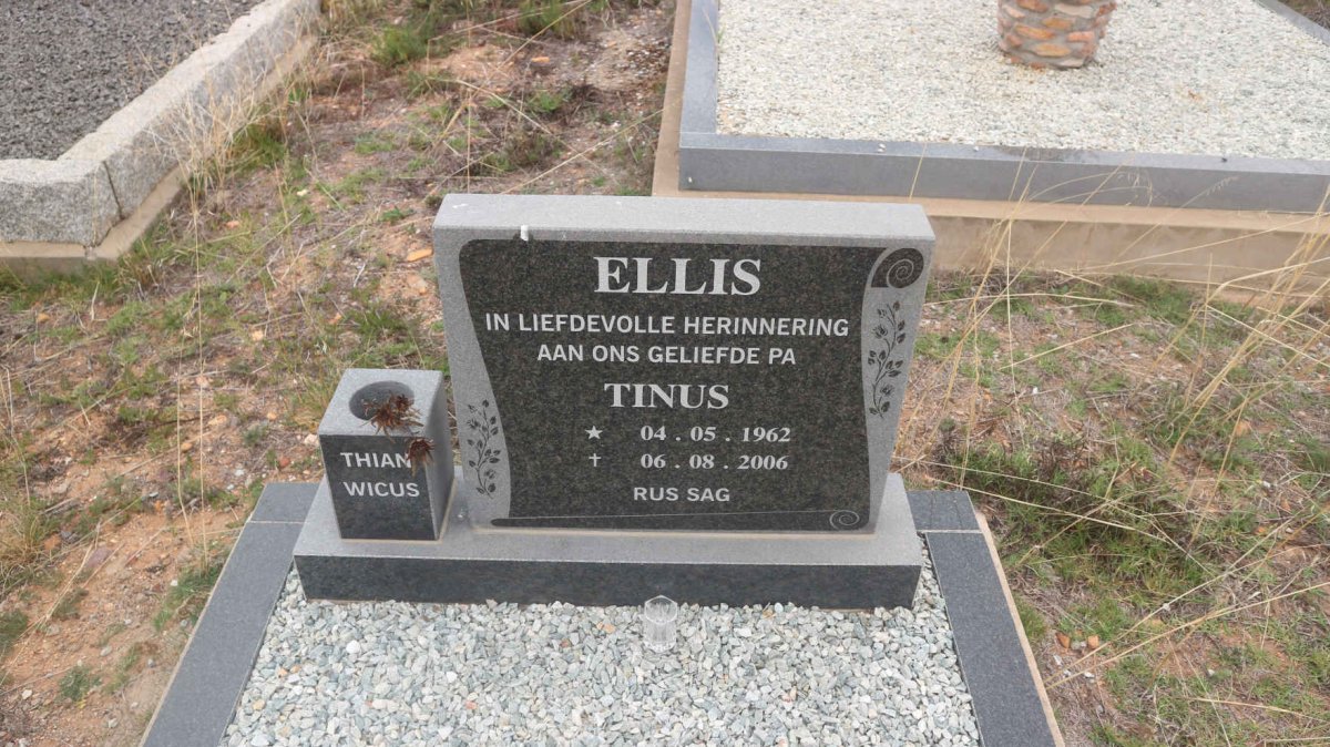 ELLIS Tinus 1962-2006