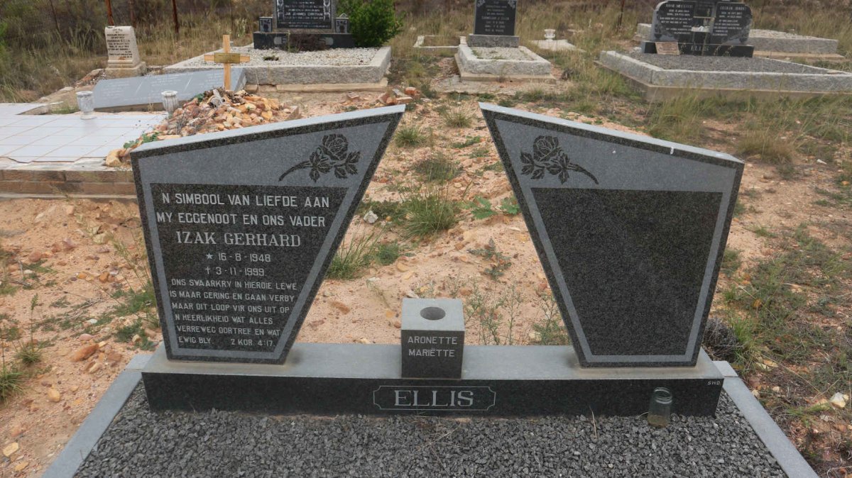 ELLIS Izak Gerhard 1948-1999