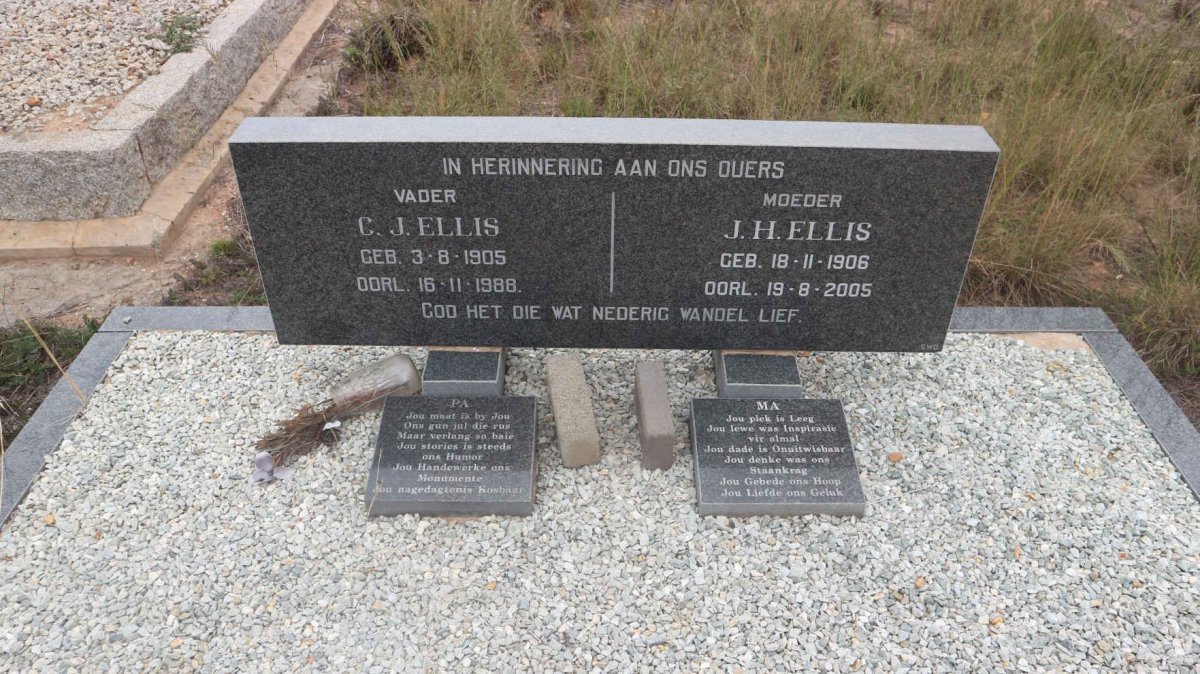 ELLIS C.J. 1905-1988 &amp; J.H. 1906-2005