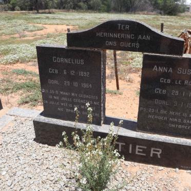 NORTIER Cornelius 1892-1964 & Anna Susanna LE ROUX 1896-1971