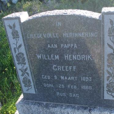 GREEFF Willem Hendrik 1893-1960