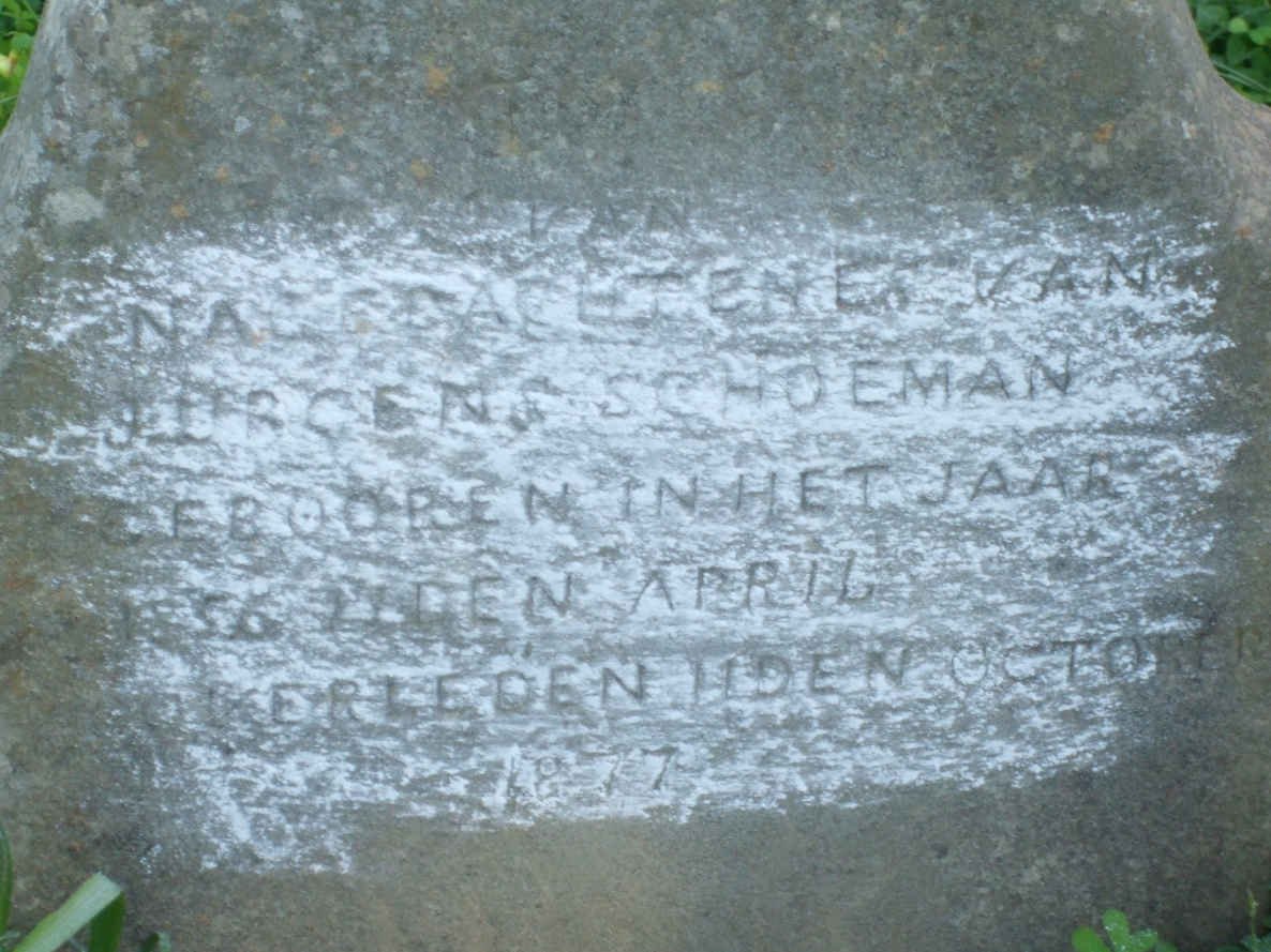 SCHOEMAN Jurgens 1856-1877