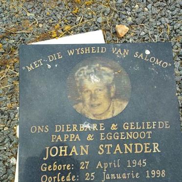 STANDER Johan 1945-1998