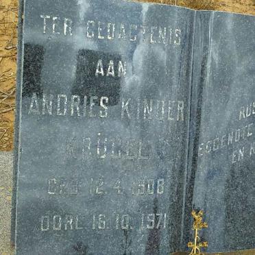 KRUGEL Andries Kinder 1908-1971