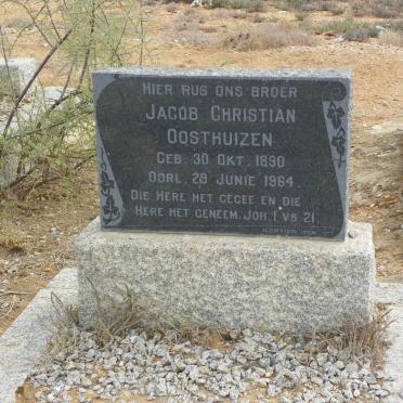 OOSTHUIZEN Jacob Christian 1890-1964