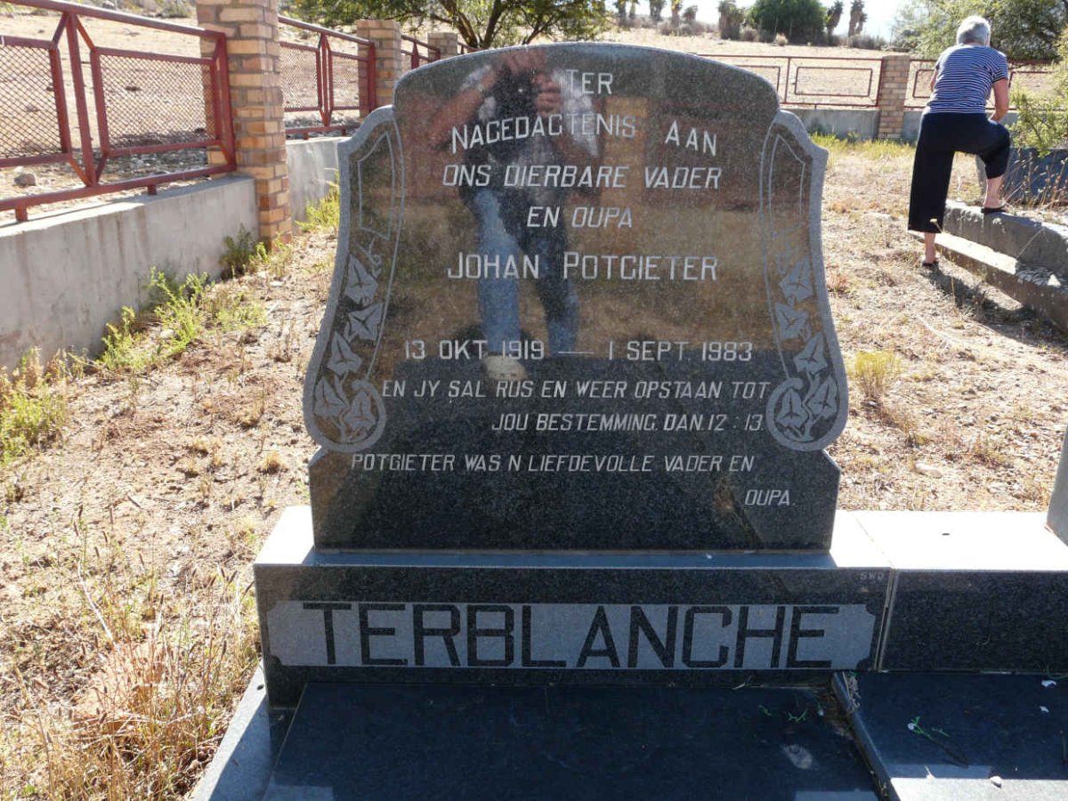 TERBLANCHE Johan Potgieter 1919-1983