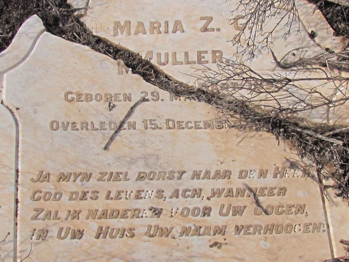 MULLER Maria A.C. ?