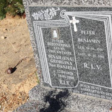 ADAMS Peter Benjamin 1916-2002 &amp; Dinah Georgina DANIELS 1920-2000