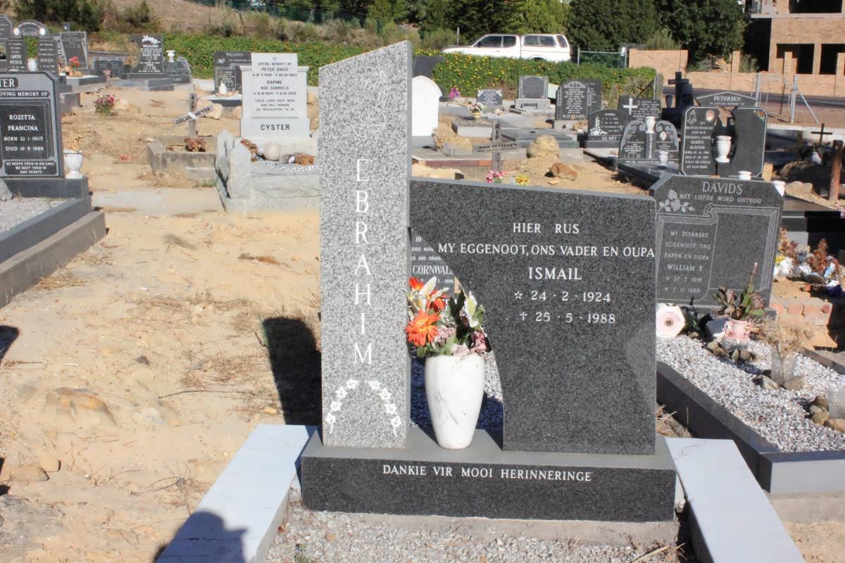 EBRAHIM Ismail 1924-1988