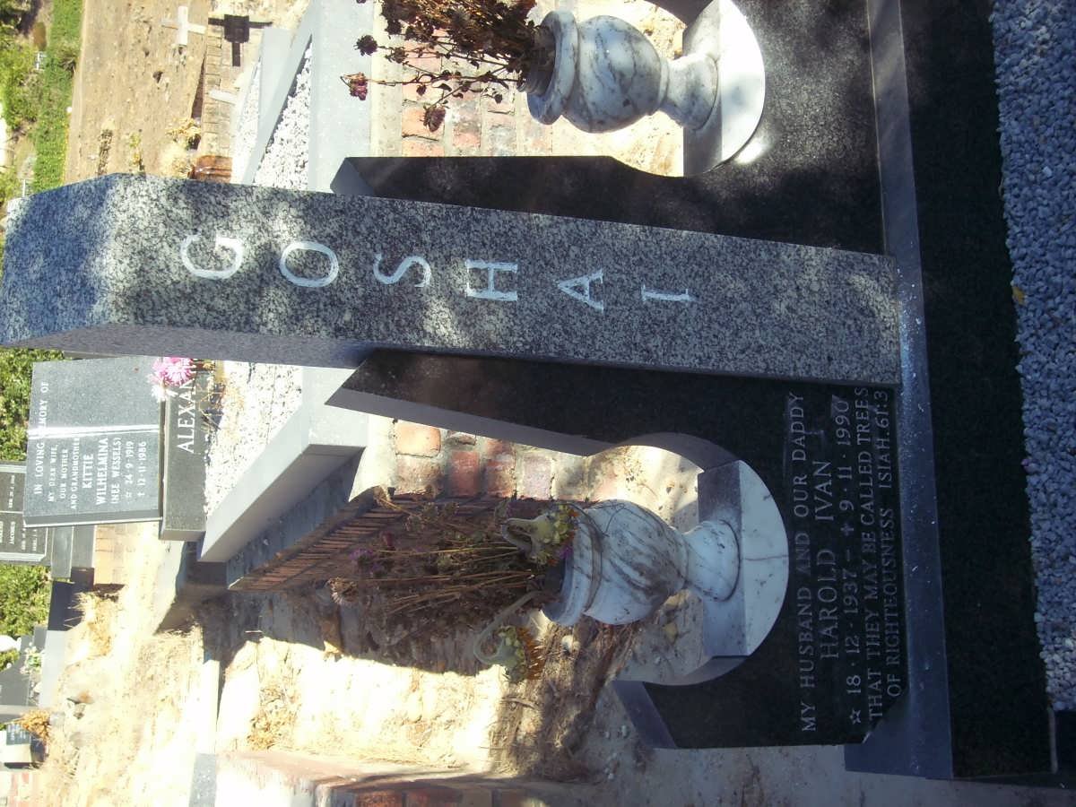 GOSHAI Harold Ivan 1937-1990