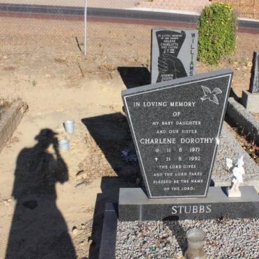 STUBBS Charlene Dorothy 1971-1992