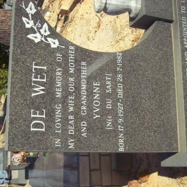 WET Yvonne, de nee du SART 1927-1982