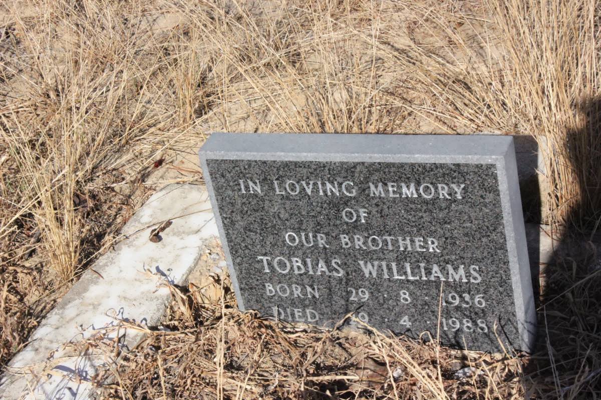 WILLIAMS Tobias 1936-1988
