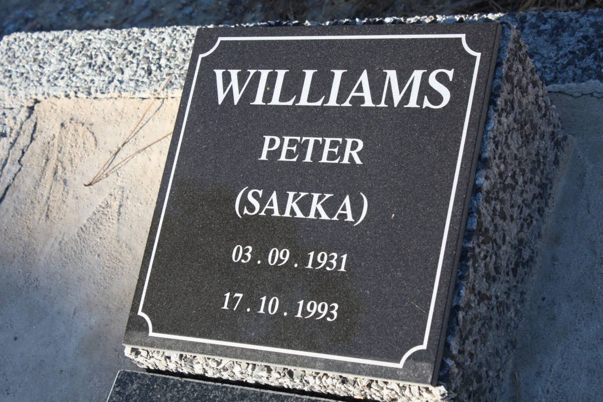 WILLIAMS Peter 1931-1993 :: MINEN Dulcie 1925-2009 :: MINEN Dorithy 1925-2009