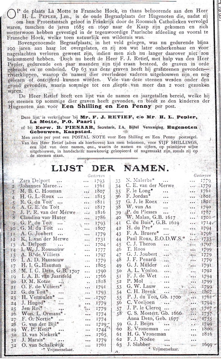 6. La Motte-lyst-der-namen