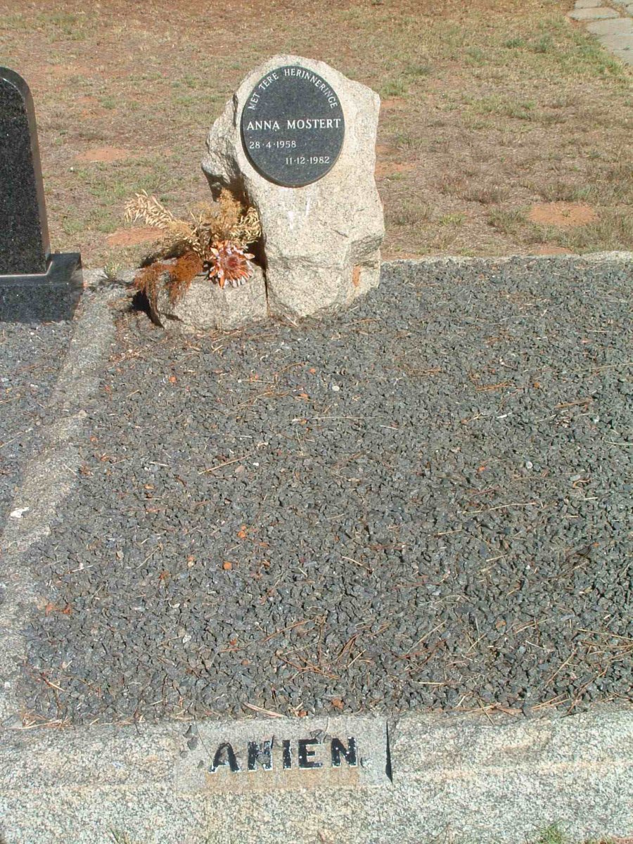 MOSTERT Anna 1958-1982