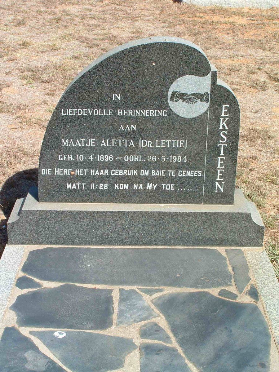 EKSTEEN Maatje Aletta 1896-1984