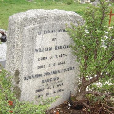 DARKINS William 1875-1943 &amp; Susanna Johanna DE VILLIERS 1875-1955