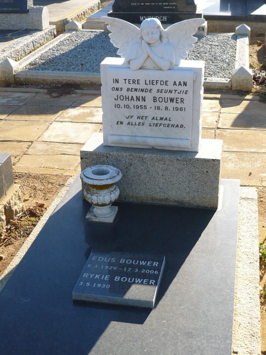 BOUWER Johann 1955-1961 :: BOUWER Edus 1926-2006 :: BOUWER Rykie 1930-
