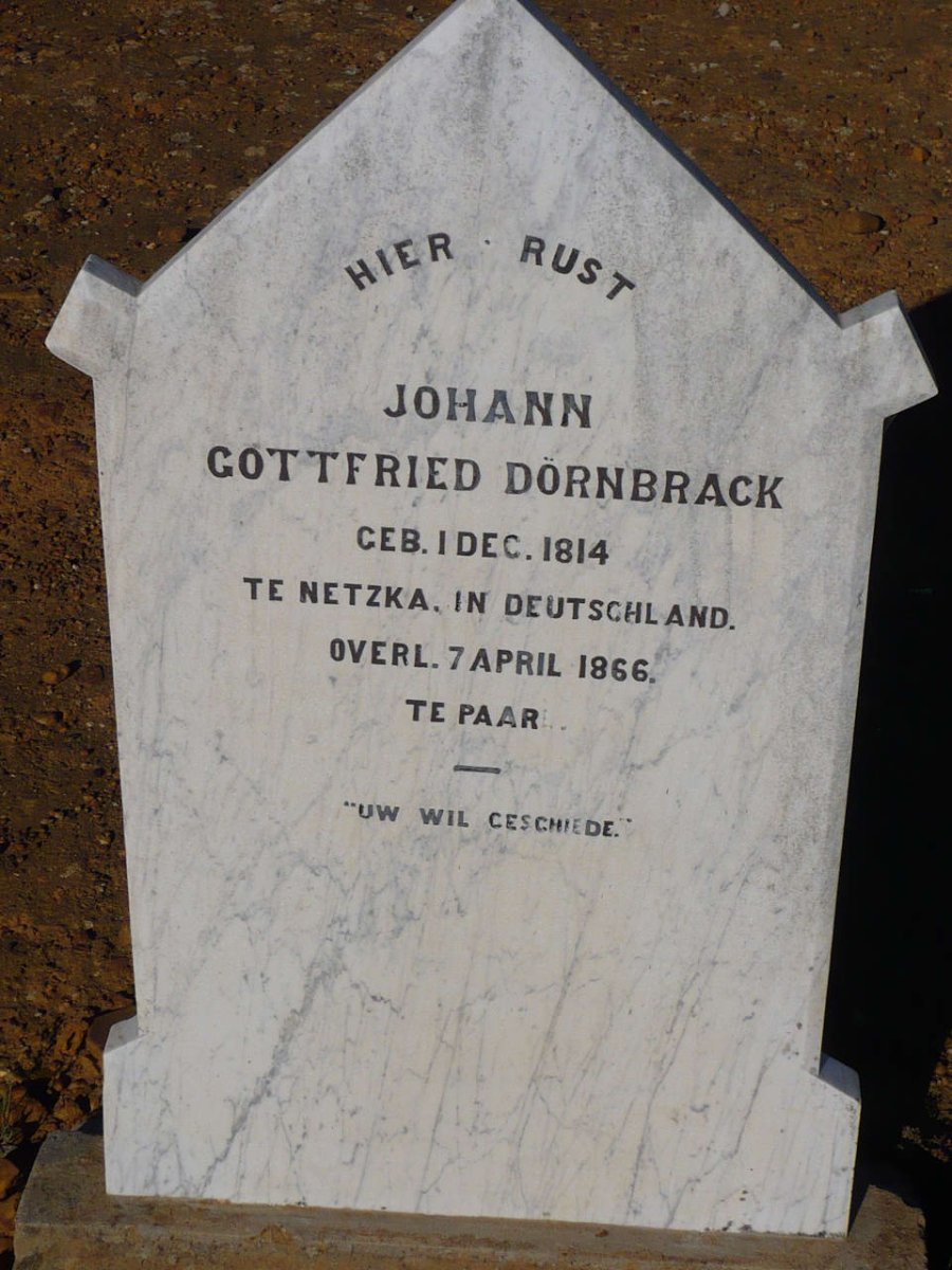 DÖRNBACK Johann Gottfried 1814-1866