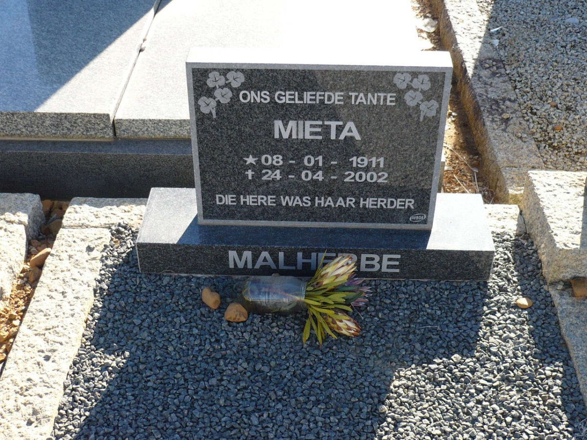 MALHERBE Mieta 1911-2002