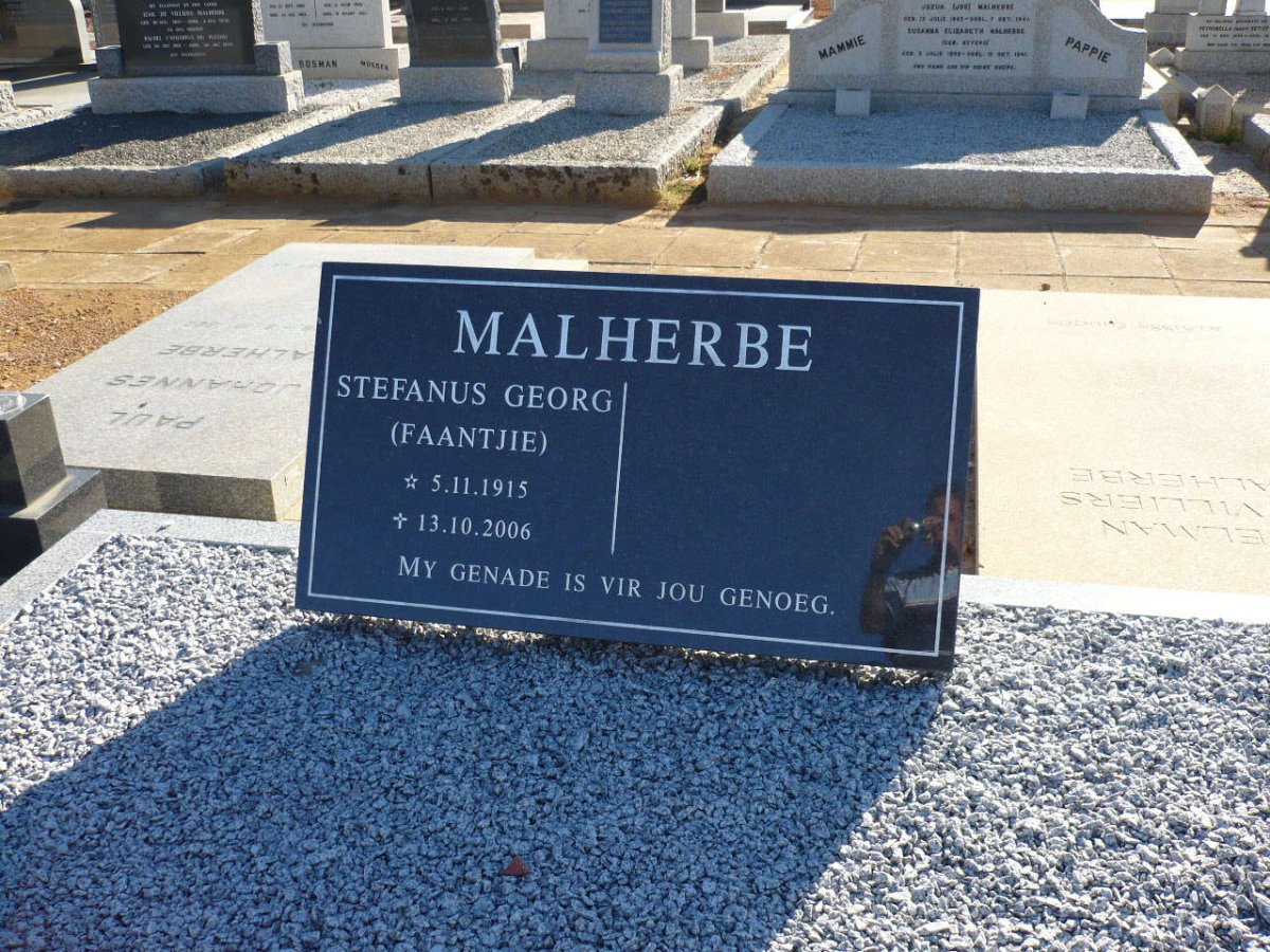 MALHERBE Stefanus Georg 1915-2006
