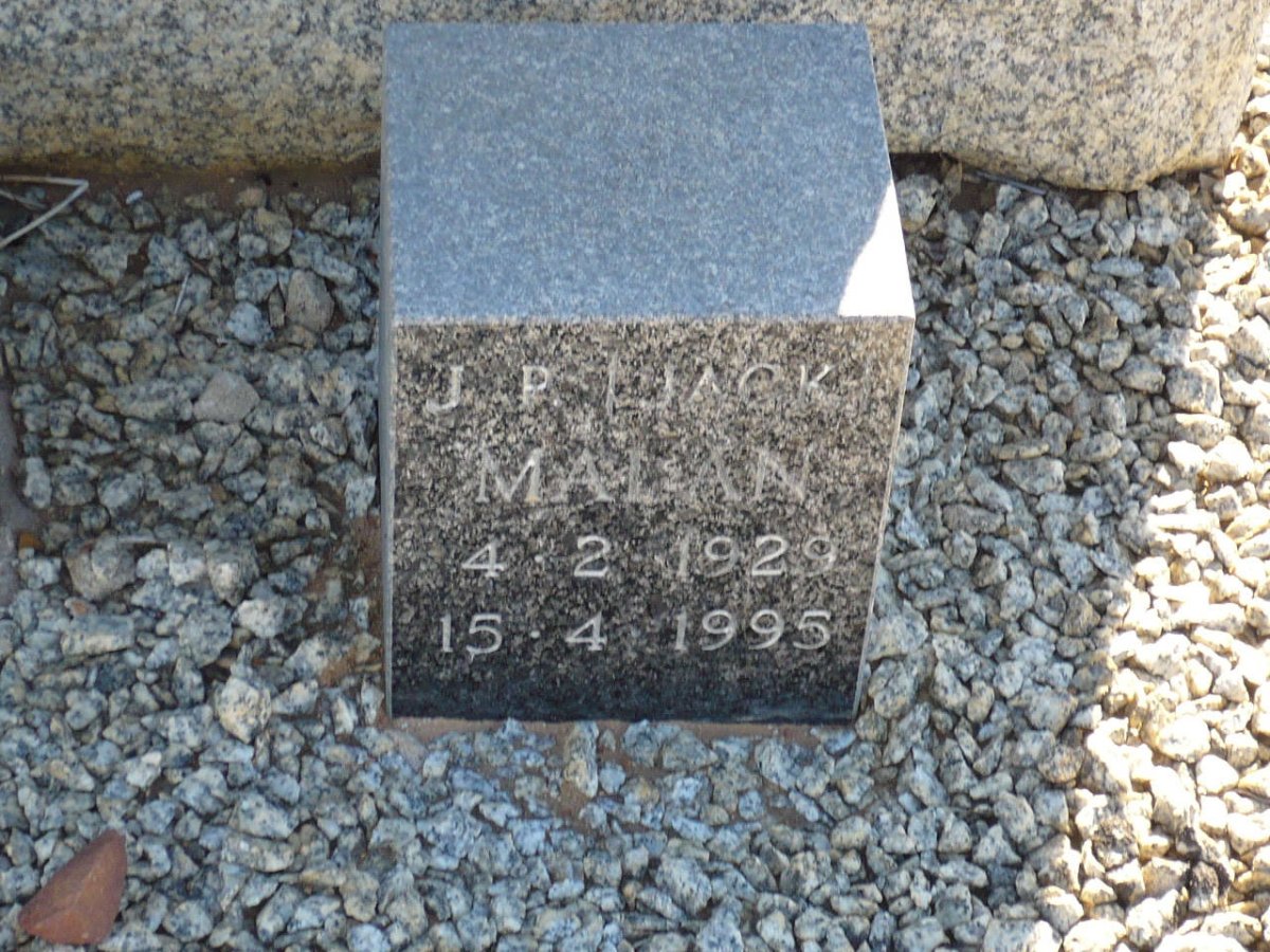 MALAN J.P.1929-1995
