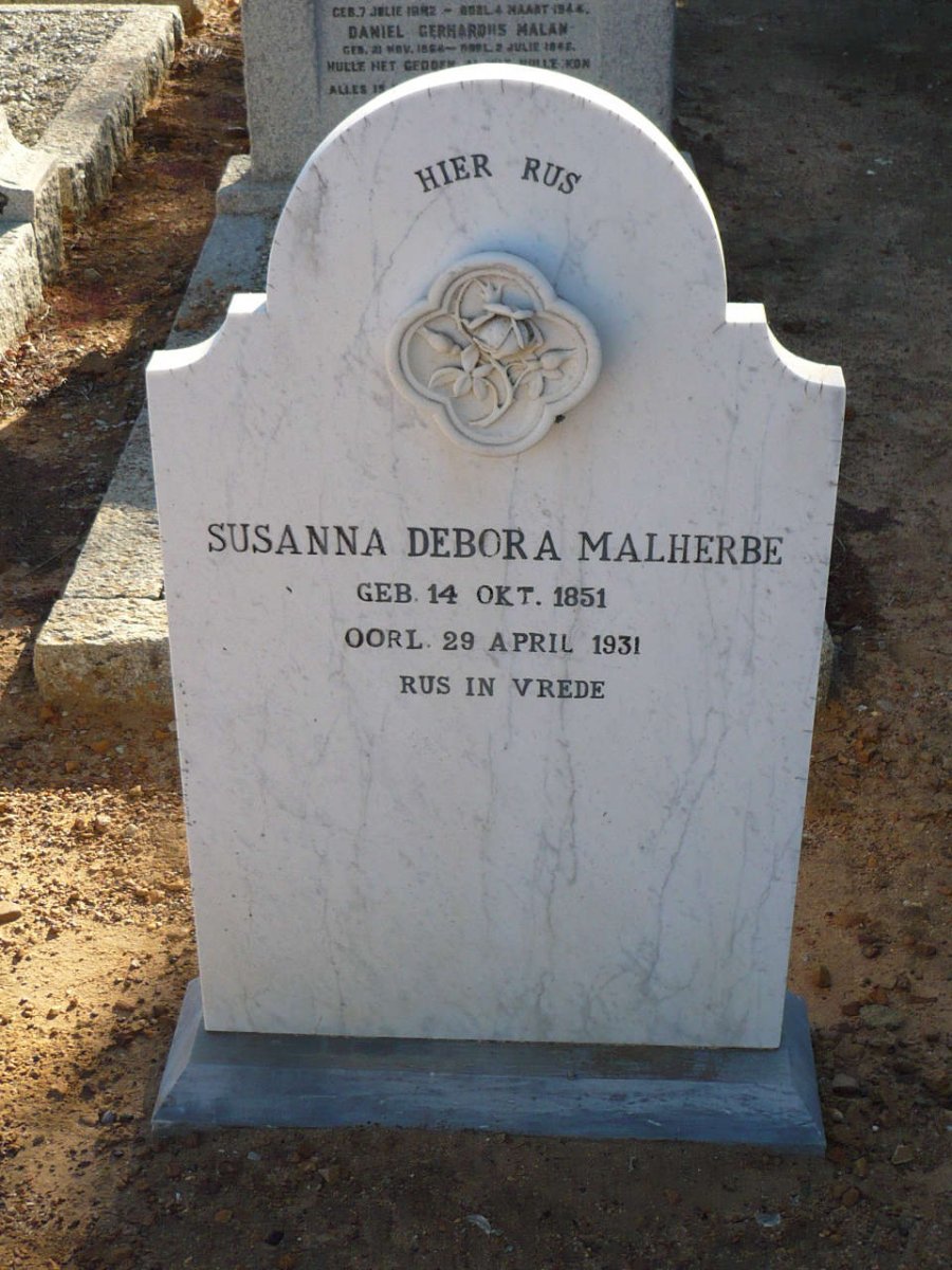 MALHERBE Susanna Debora 1851-1931