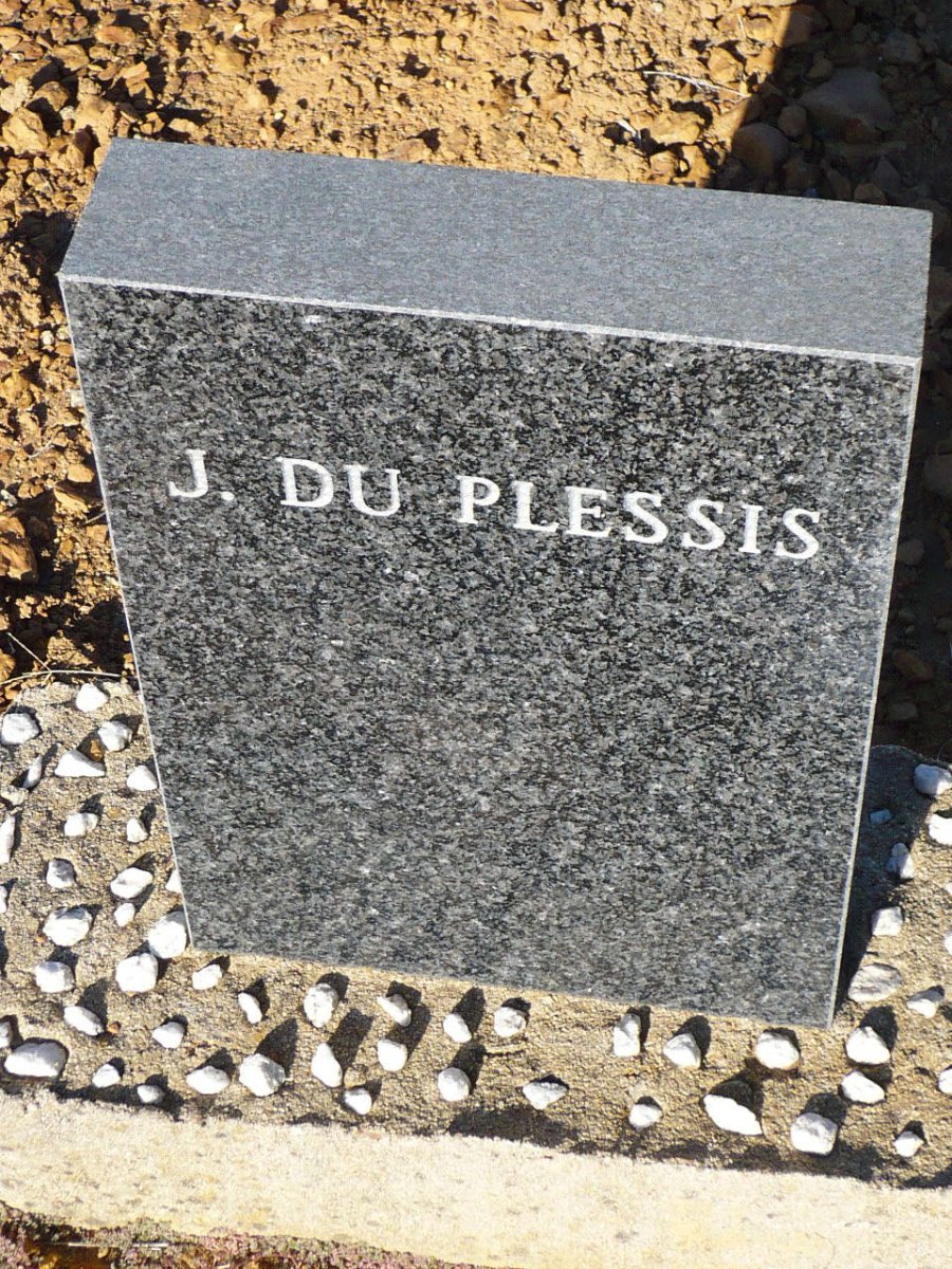 PLESSIS J., du