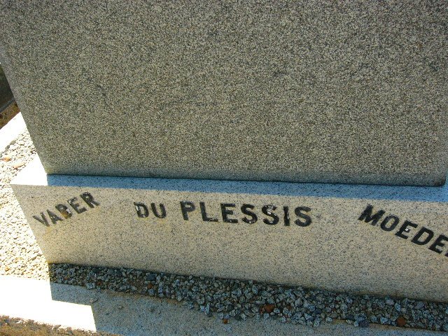 PLESSIS, du
