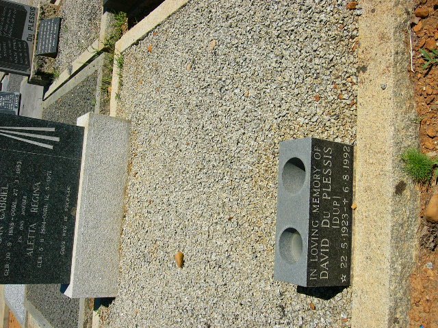 PLESSIS David, du 1923-1992
