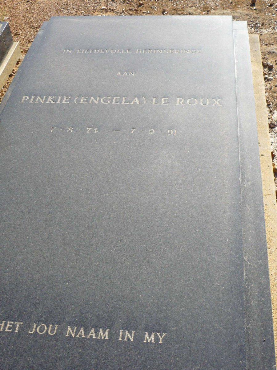 ROUX Engela, le 1974-1991