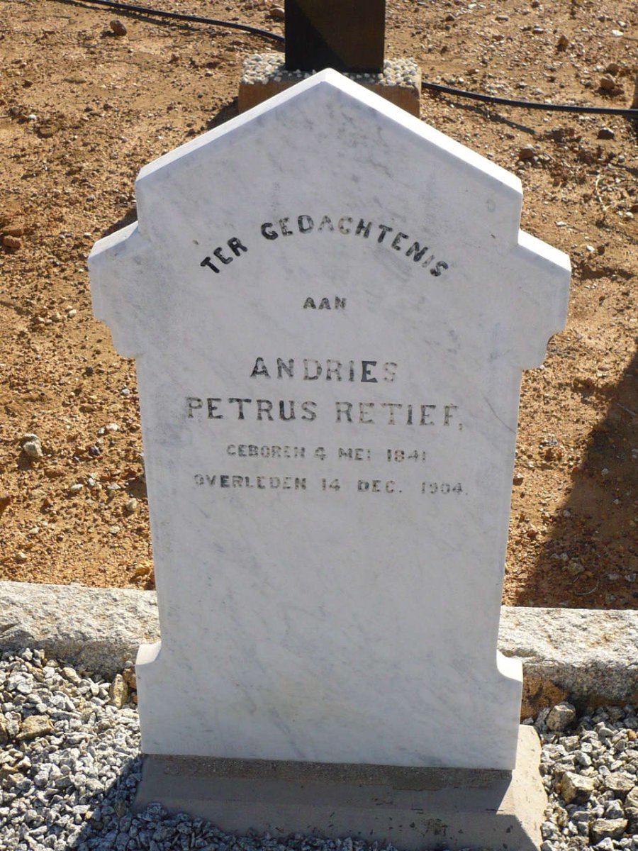 RETIEF Andries Petrus 1841-1904