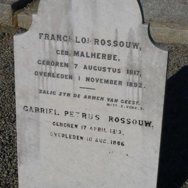 ROSSOUW Gabriel Petrus 1813-1886 &amp; F.L. MALHERBE 1817-1892
