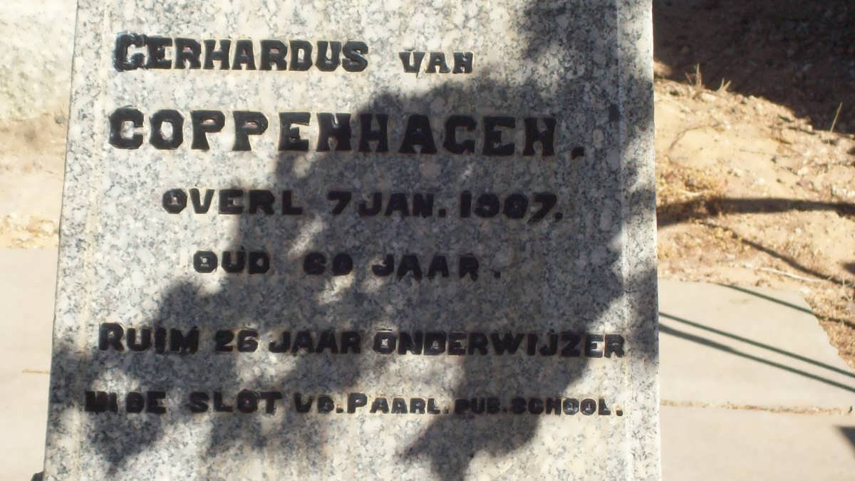 COPPENHAGEN Gerhardus, van -?? 