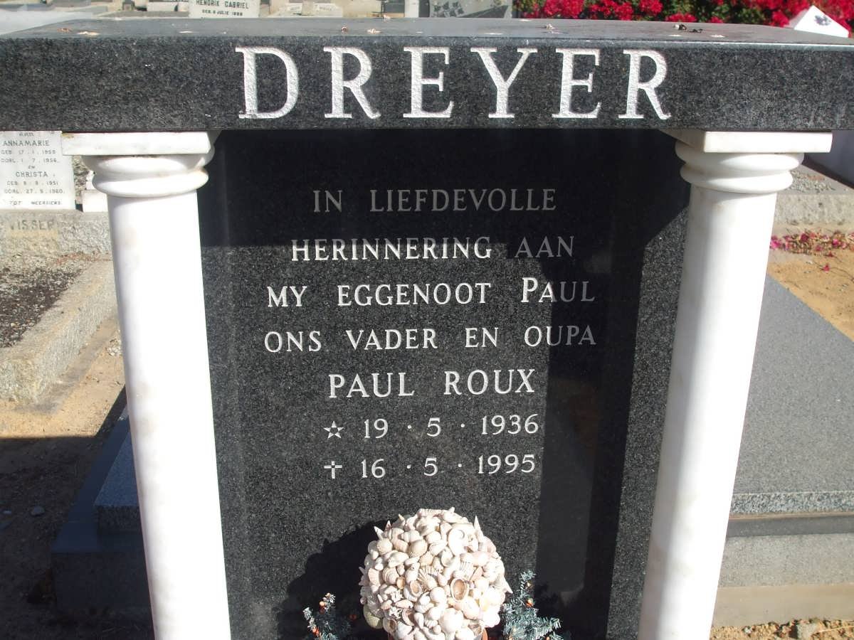 DREYER Paul Roux 1936-1995