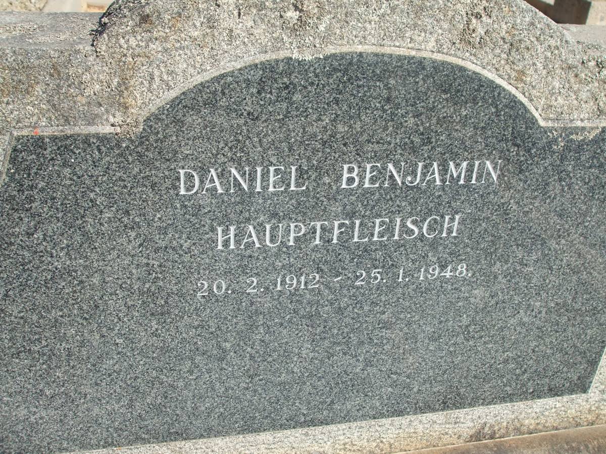 HAUPTFLEISCH Daniel Benjamin 1912-1948